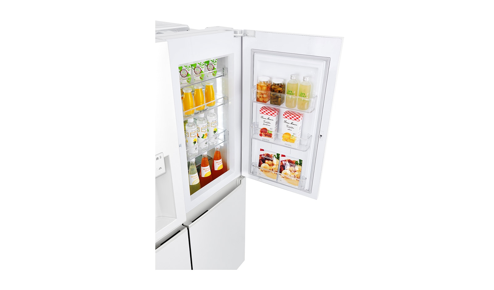 LG Side-by-Side und Door-in-Door™, kein Festwasseranschluss notwendig, GSJ761SWXZ